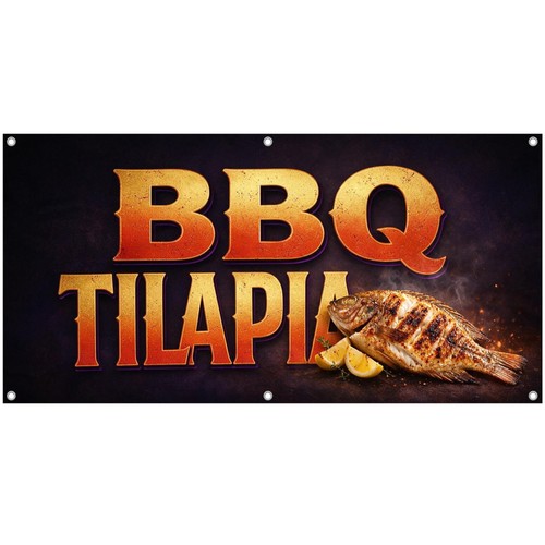 Bbq tilapia vinyl - bbq,
